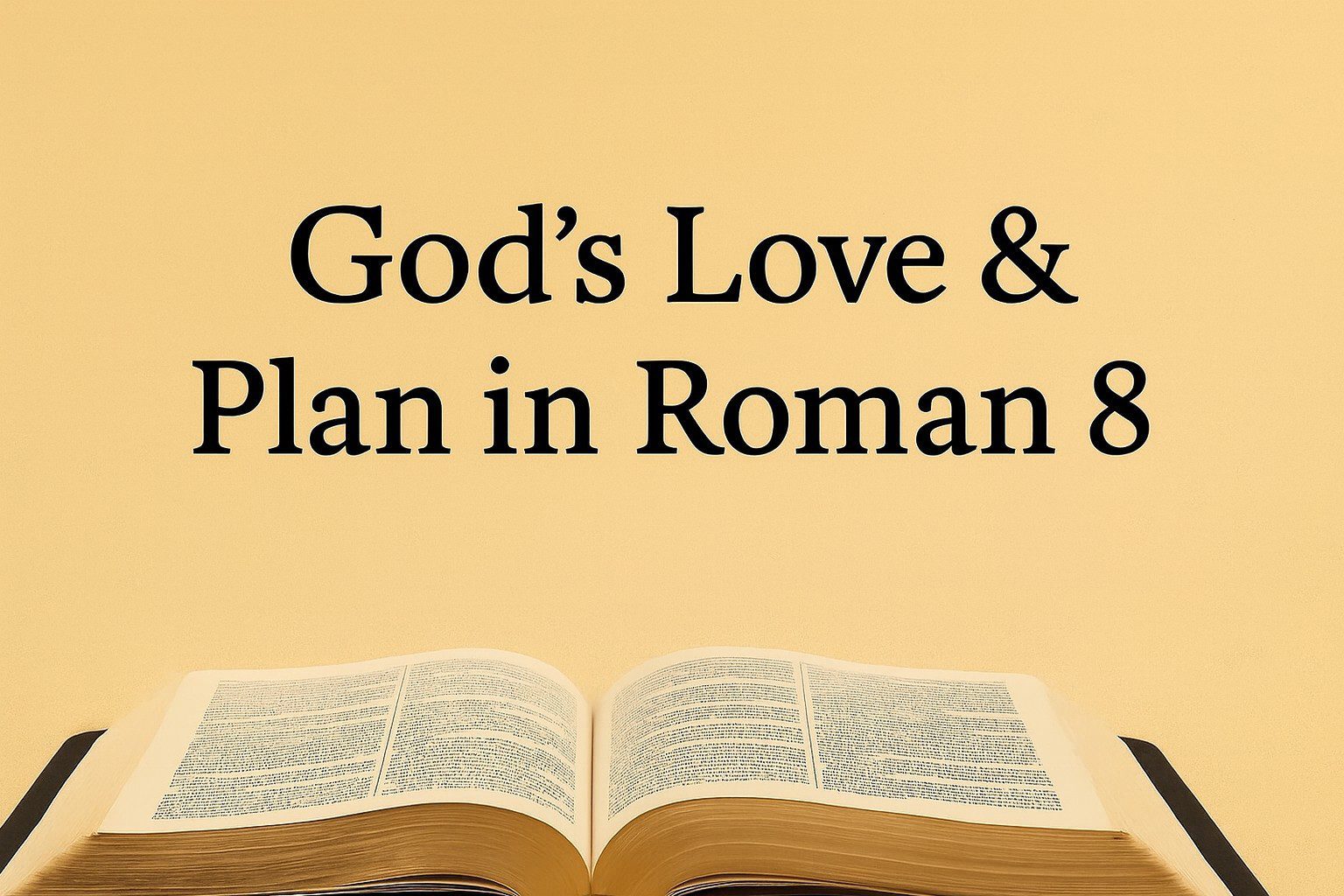 God’s Love and Plan in Romans 8