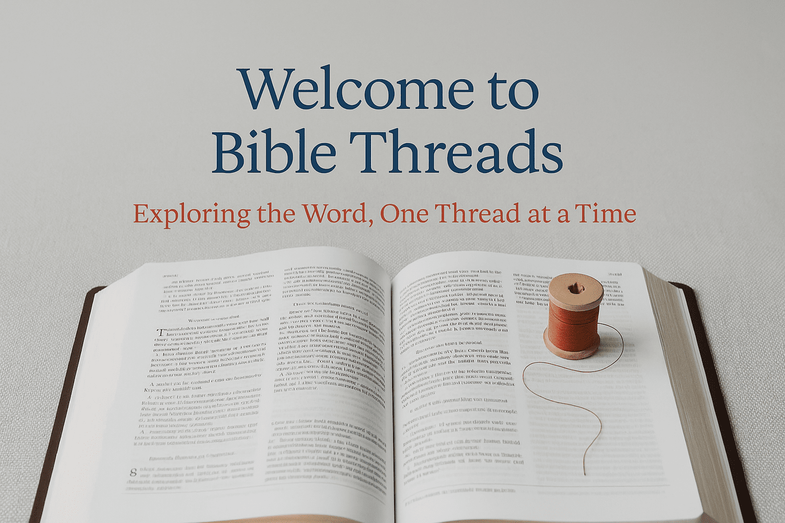 Welcome to Bible Threads™ 2 Welcome to Bible Threads™