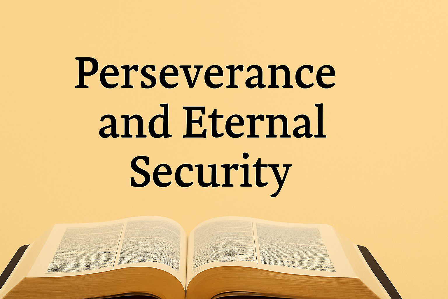 Perseverance and Eternal Security