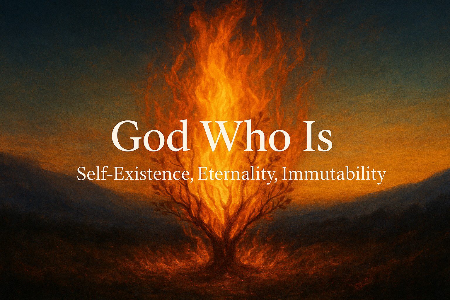 God Who Is: Self-Existence, Eternality, Immutability