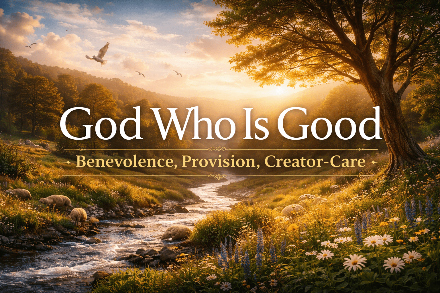 God Who Is Good: Benevolence, Provision, Creator-Care 5 God Who Is Good: Benevolence, Provision, Creator-Care