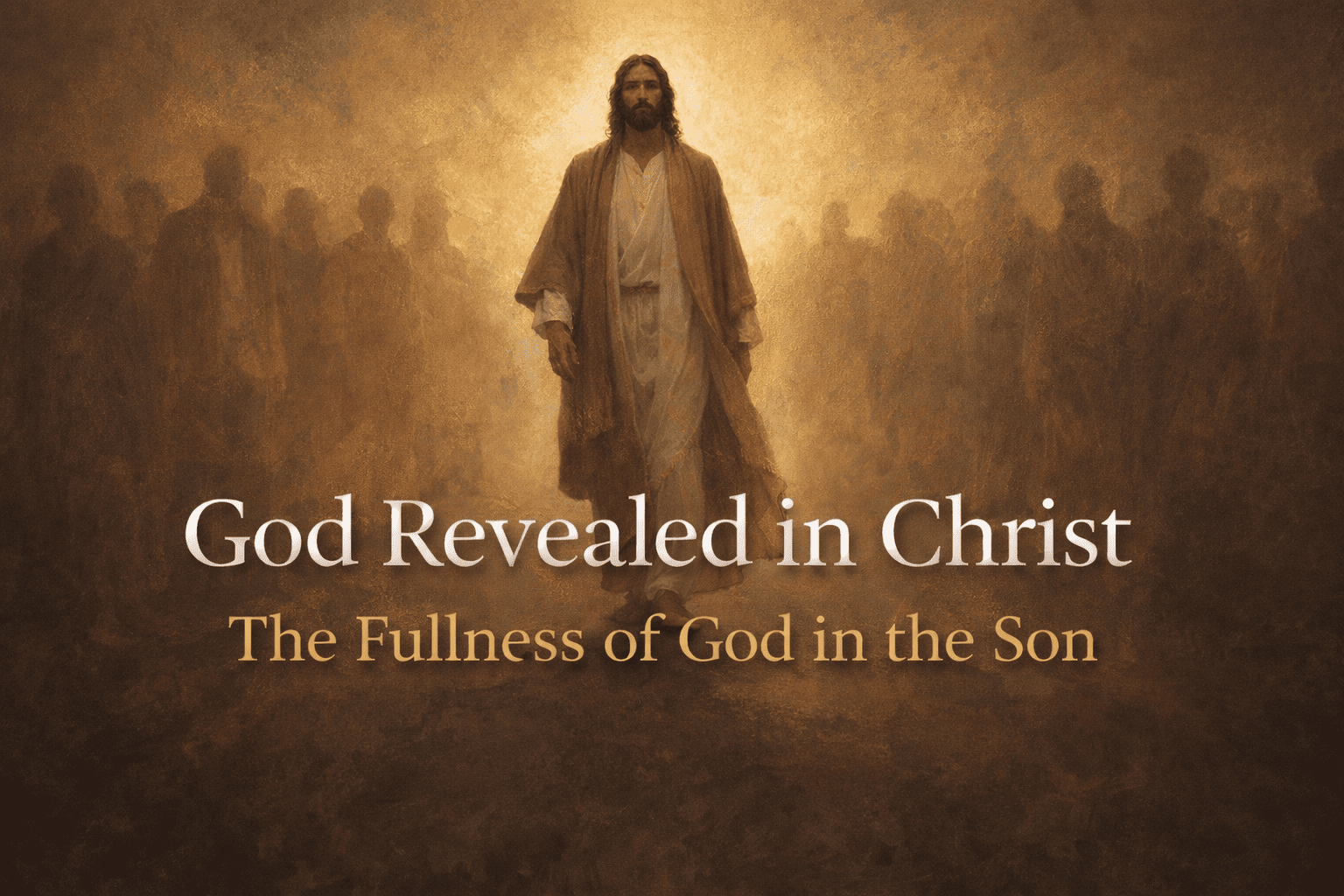 God Revealed in Christ: The Fullness of God in the Son 2 God Revealed in Christ: The Fullness of God in the Son